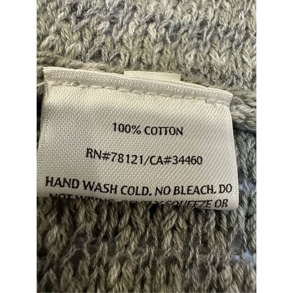 Eileen Fisher women’s gray 3/4 sleeve open short cardigan sweater size S #14-167 - Picture 3 of 5